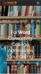 Mobile Screenshot of forwordconsulting.com