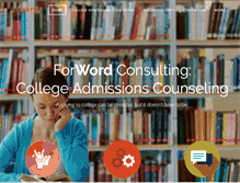 Tablet Screenshot of forwordconsulting.com